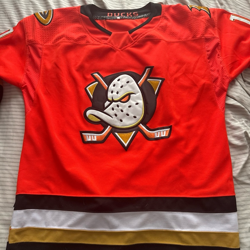 Anaheim Ducks Zegras Home Hockey Jersey